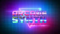 make 80s retro logo animation synthwave style neon effects