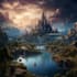 create fantasy background and landscape
