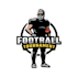create creative and stylish american football logo design