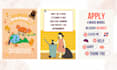 design simple educational posters and brochures for school children