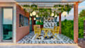 do backyard landscape  front yard   terrace 3d architectural layout plans