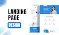 create a modern responsive wordpress website or landing page with elementor pro