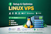 install and optimize wordpress on linux vps AWS, google cloud, hetzner, contabo