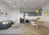 design and render 3d architectural interior house model, kitchen, bathroom