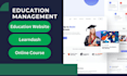setup online course education website learndash or lms website