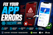 fix react native bugs, errors, crashes, and build issues