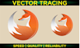 redraw vector trace or recreate your logo or image perfectly