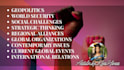 write about international relations and political science