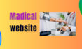 design medical website or healthcare or clinic  wordpress website