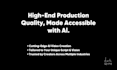 create ai video cinematic, ai animation, and ai movie trailers, ai video ads