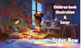 do children book illustrations and kids story book illustrations
