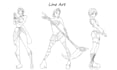 draw character sketches or line art