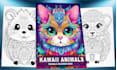design a adult animals mandala coloring book for KDP and etsy