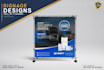 trade show banner, backdrop, retractable banner for your exhibition, booth