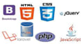 develop your full stack website using laravel
