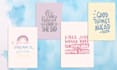 design and custom eye catching affirmation cards