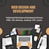 design modern responsive website with html CSS bootstrap tailwind and javascript