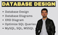 design database, create erd, dfd diagram and fix sql queries