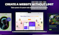 create custom website development and website design