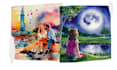 draw your portrait in watercolor or oil paint  family gift