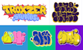 make professional custom name with throwup style