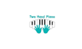 design flawlessly flexible piano keyboard logo