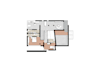 do architectural floor plans, 2d render