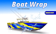 design stunning and professional boat wrap