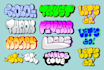 create graffiti throw up with your name or brand in 24h