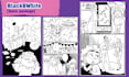 draw colorful children story book and comic pages
