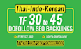 create high trust flow tf 30 to 45 dofollow SEO backlinks