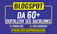 high domain authority da blogspot SEO dofollow backlinks