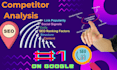 provide website audit and competitor analysis SEO report