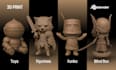 sculpt high detailed 3d characters for 3d printing