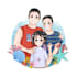 draw potrait art with cute and aesthetic frame