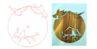 beautiful design 2d , for cnc router, design and logo