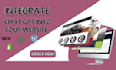 build a custom chatgpt website ai chatbot for your website