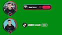 create a very unique tiktok follow animation