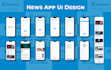 create a full responsive android application with firebase