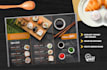 create modern menu design food menu, bar, restaurant menu
