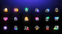 create glass morphism icons or any type icon for you