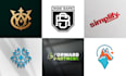 create a modern type logo design for you