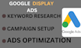 manage your google display ads and remarketing or banner ad campaigns