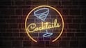 create neon sign light video intro animation