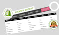 fix header, footer or redesign shopify store pages