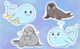 draw cute cartoon animal, mascot or character