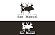 unique hunting ranch logo design