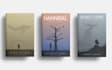 design minimalist book cover or ebook cover