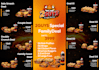 create food menu, restaurant menu, and menu board design
