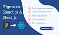convert figma to react js , figma to next js tailwind css